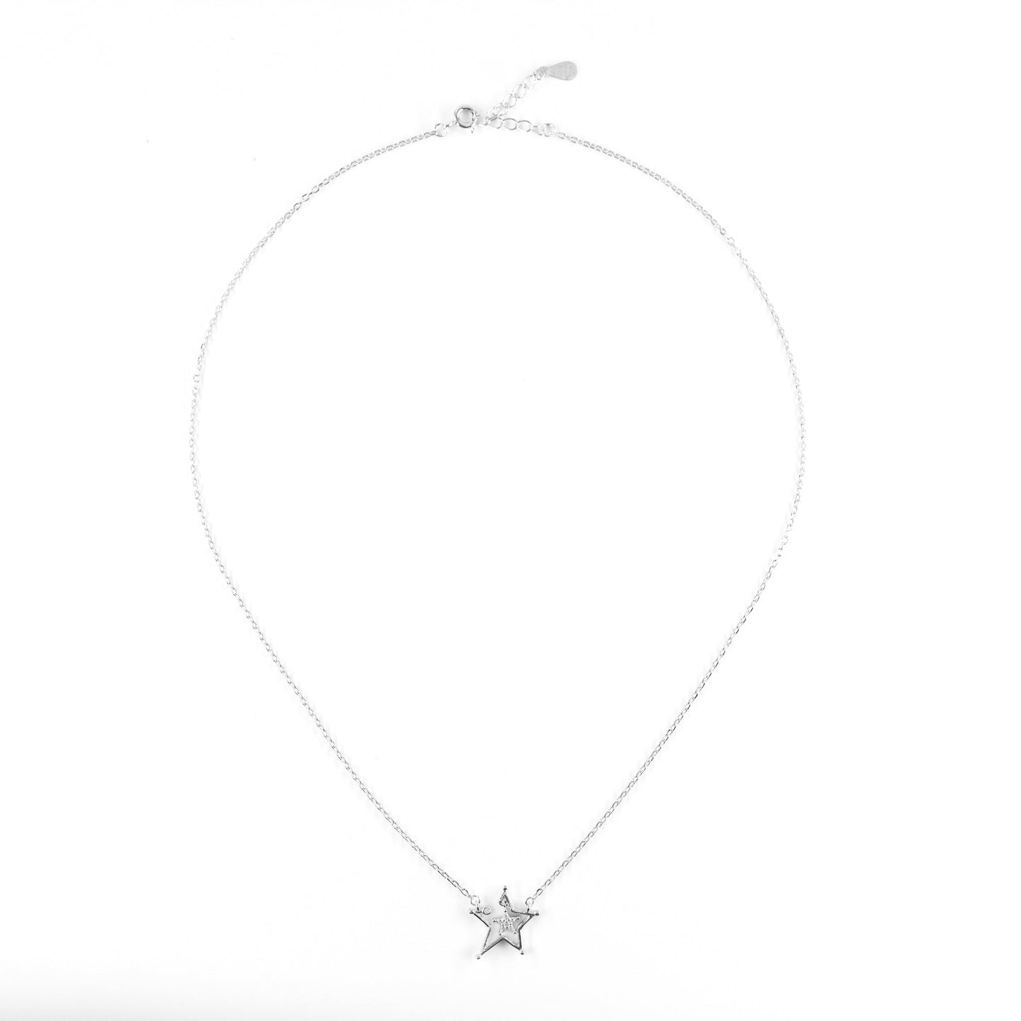 Silver Starlit Diamond Necklace
