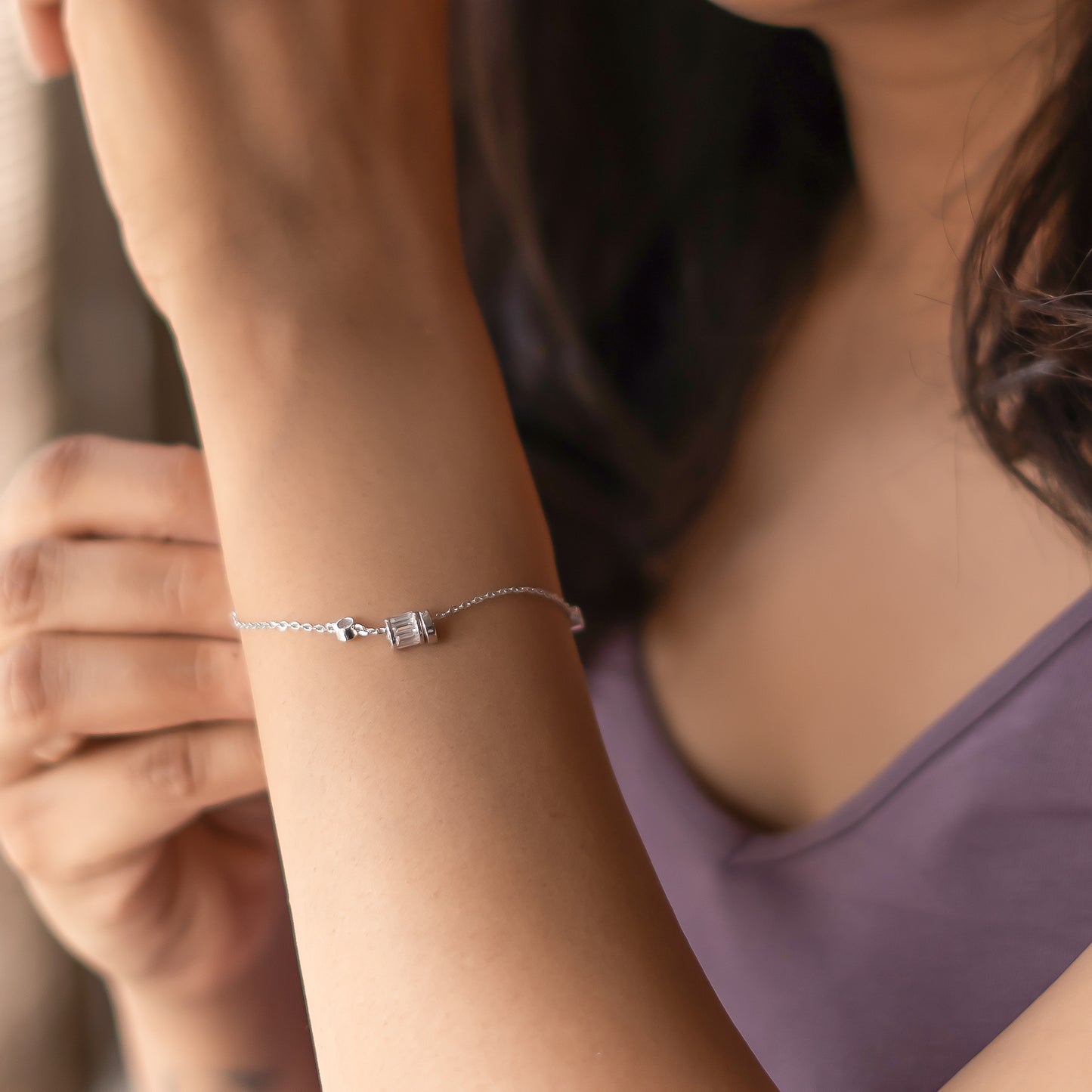 Silver Drumbeat Delicacy Bracelet