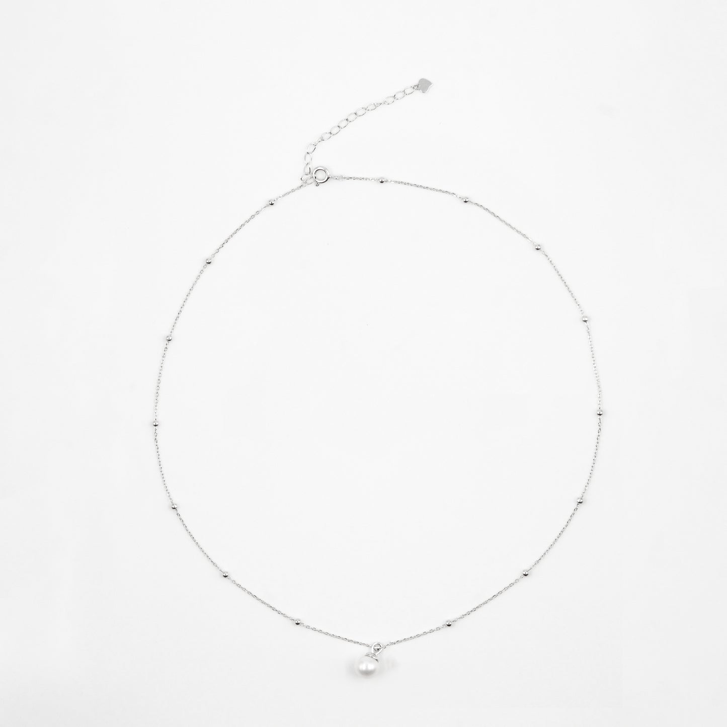 925 Single Pearl Necklace