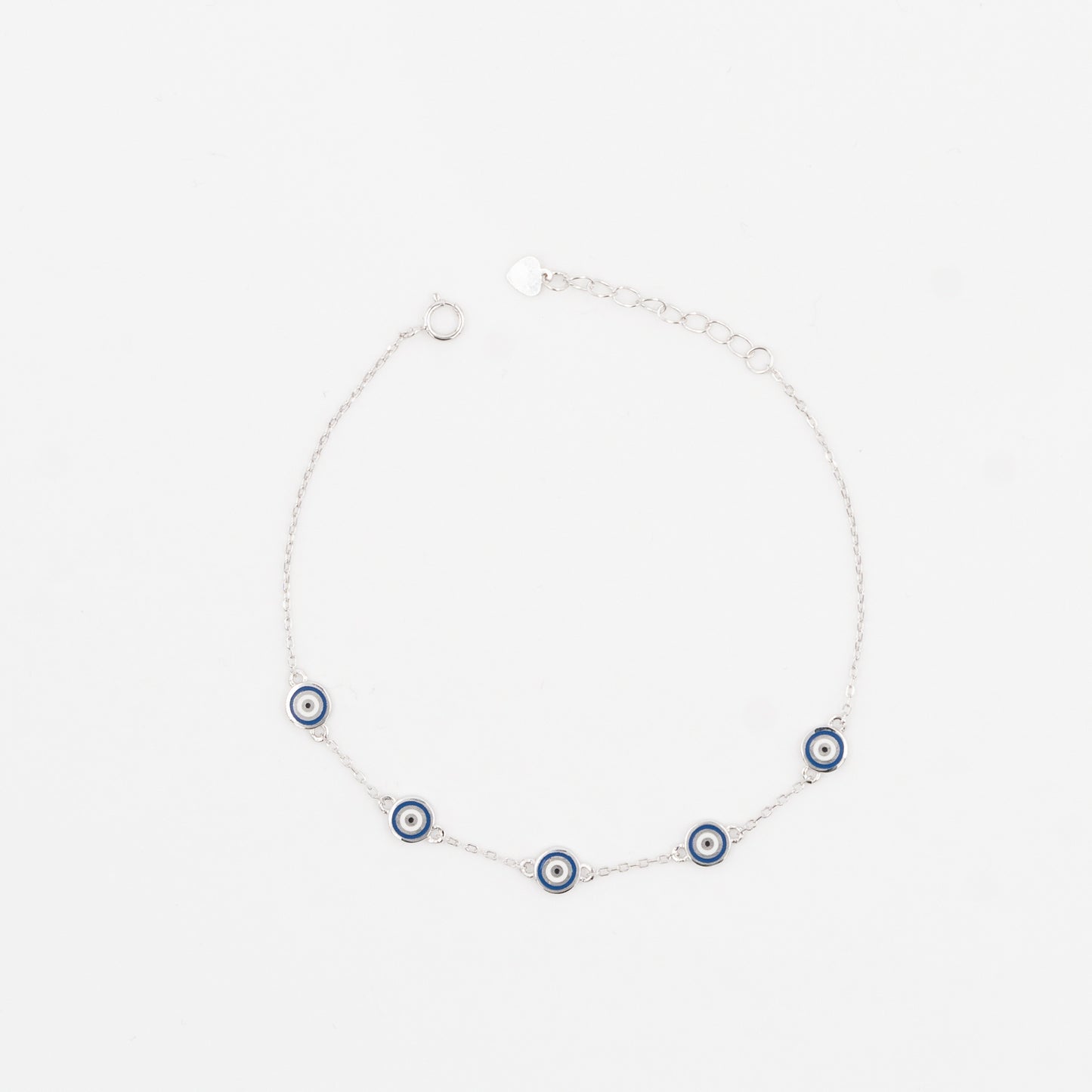Silver Evil Eye Bracelet