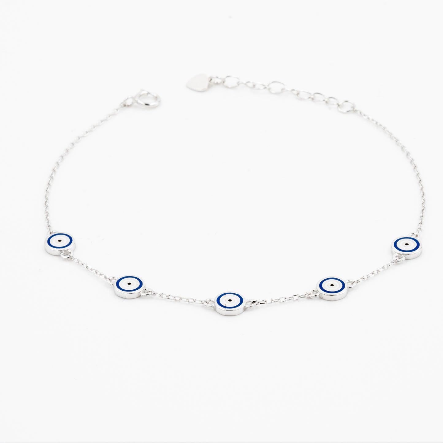 Silver Evil Eye Bracelet