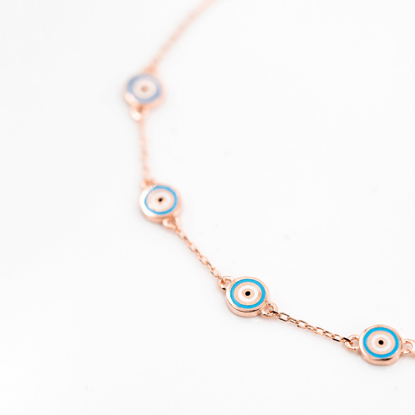 Rose Gold Guardian Eye Bracelet