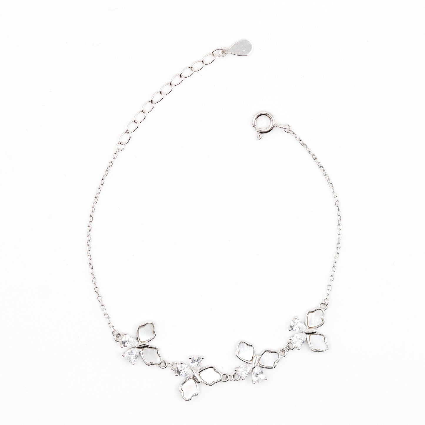 Silver Butterfly Bliss Bracelet
