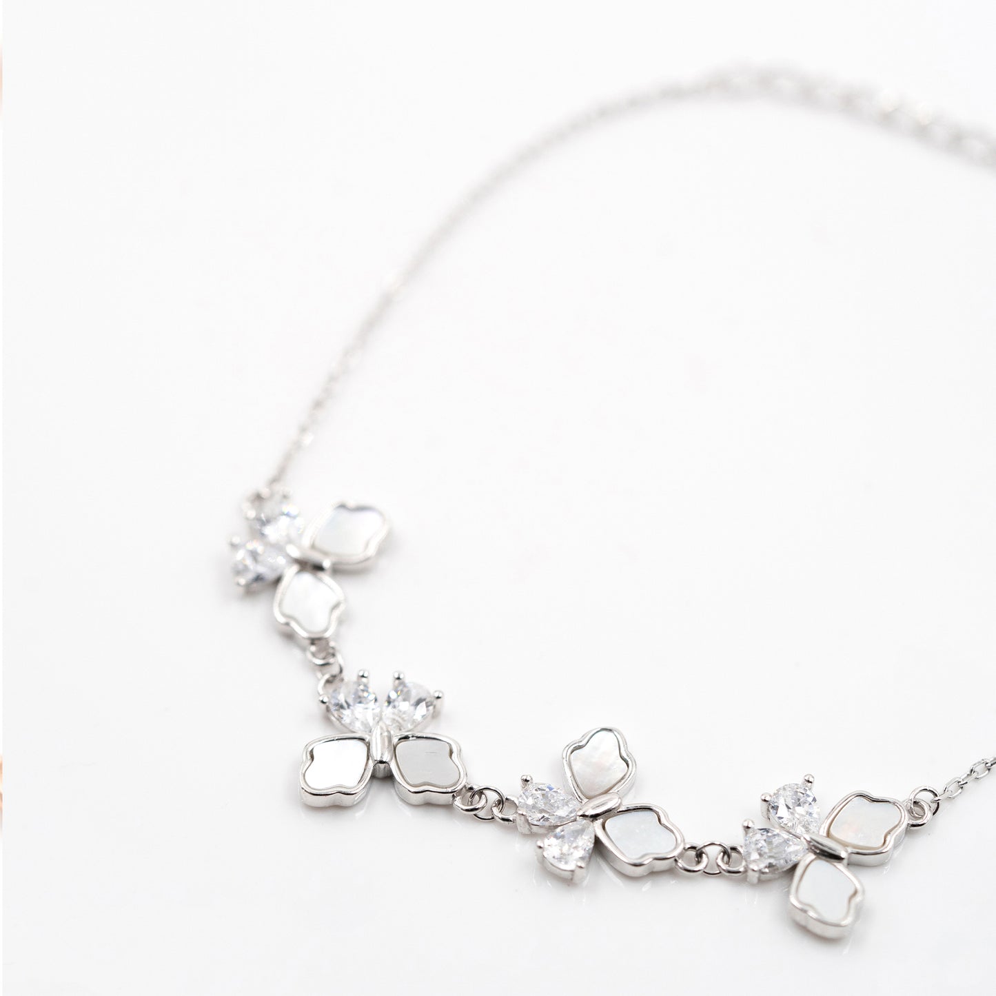 Silver Butterfly Bliss Bracelet