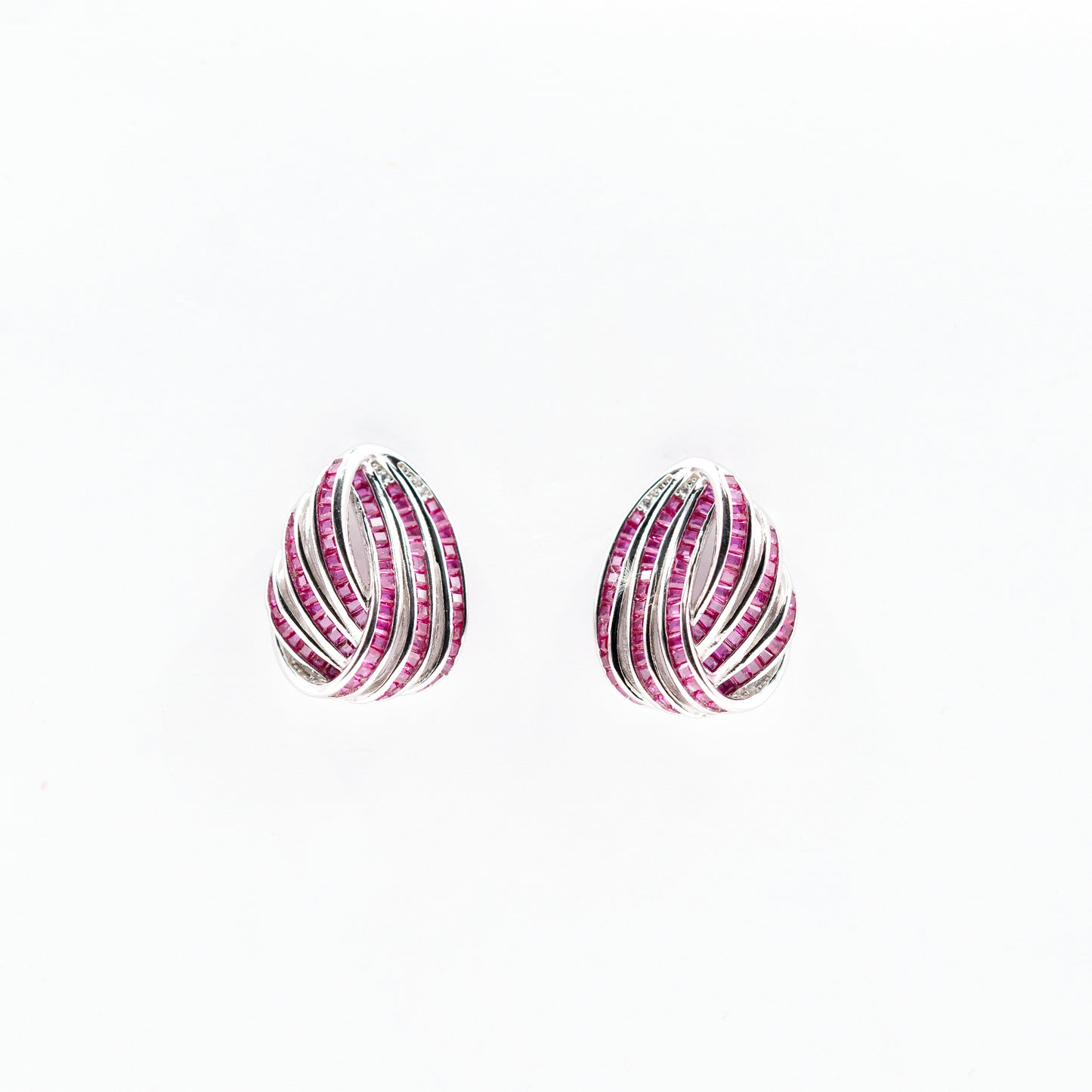Silver Exquisite Designer Danglers Jewelry Set