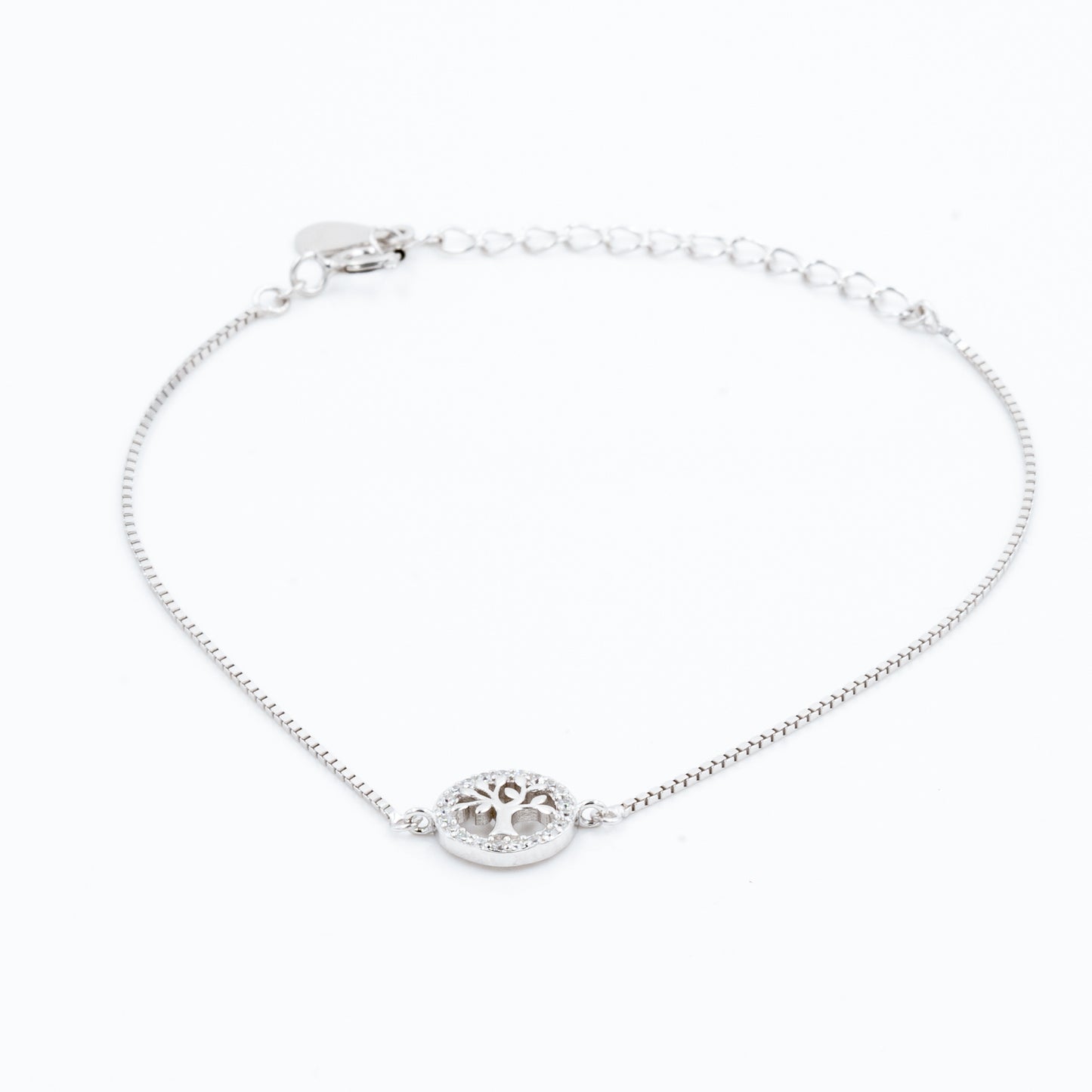Silver Whispering Tree Bracelet
