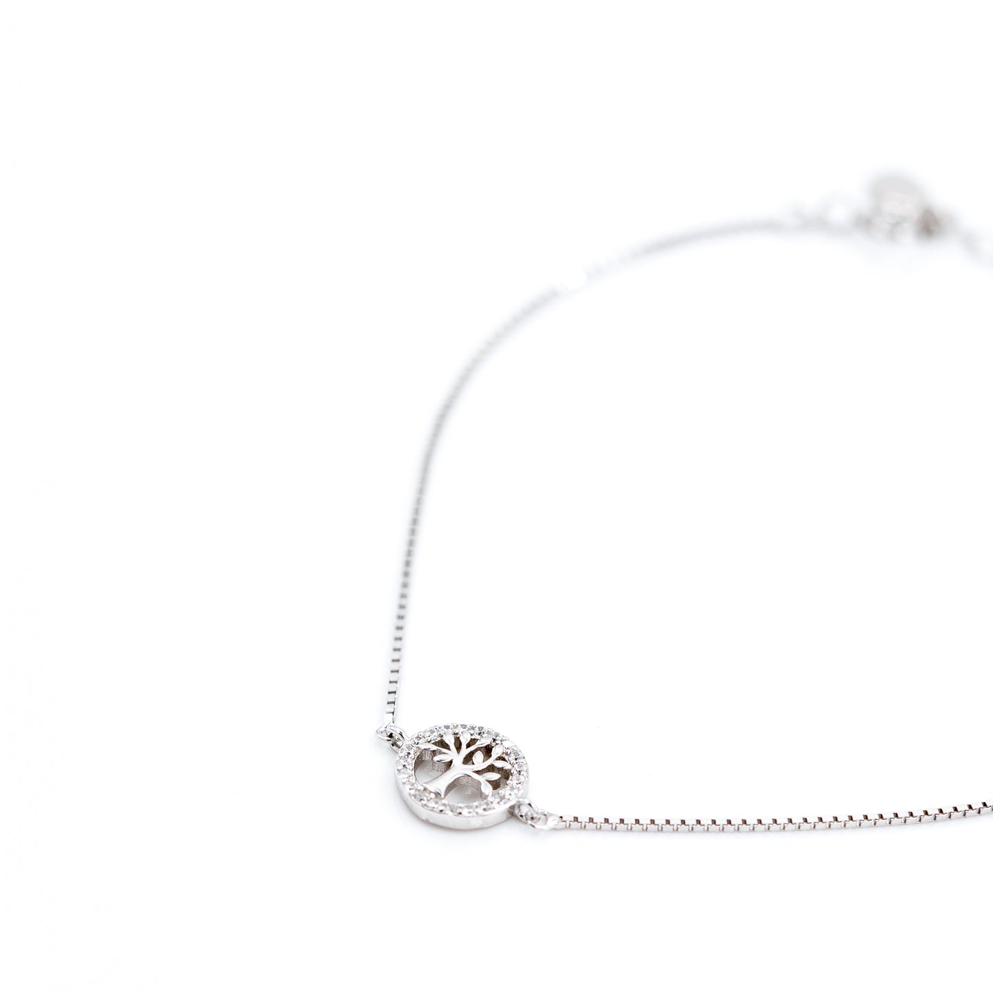 Silver Whispering Tree Bracelet