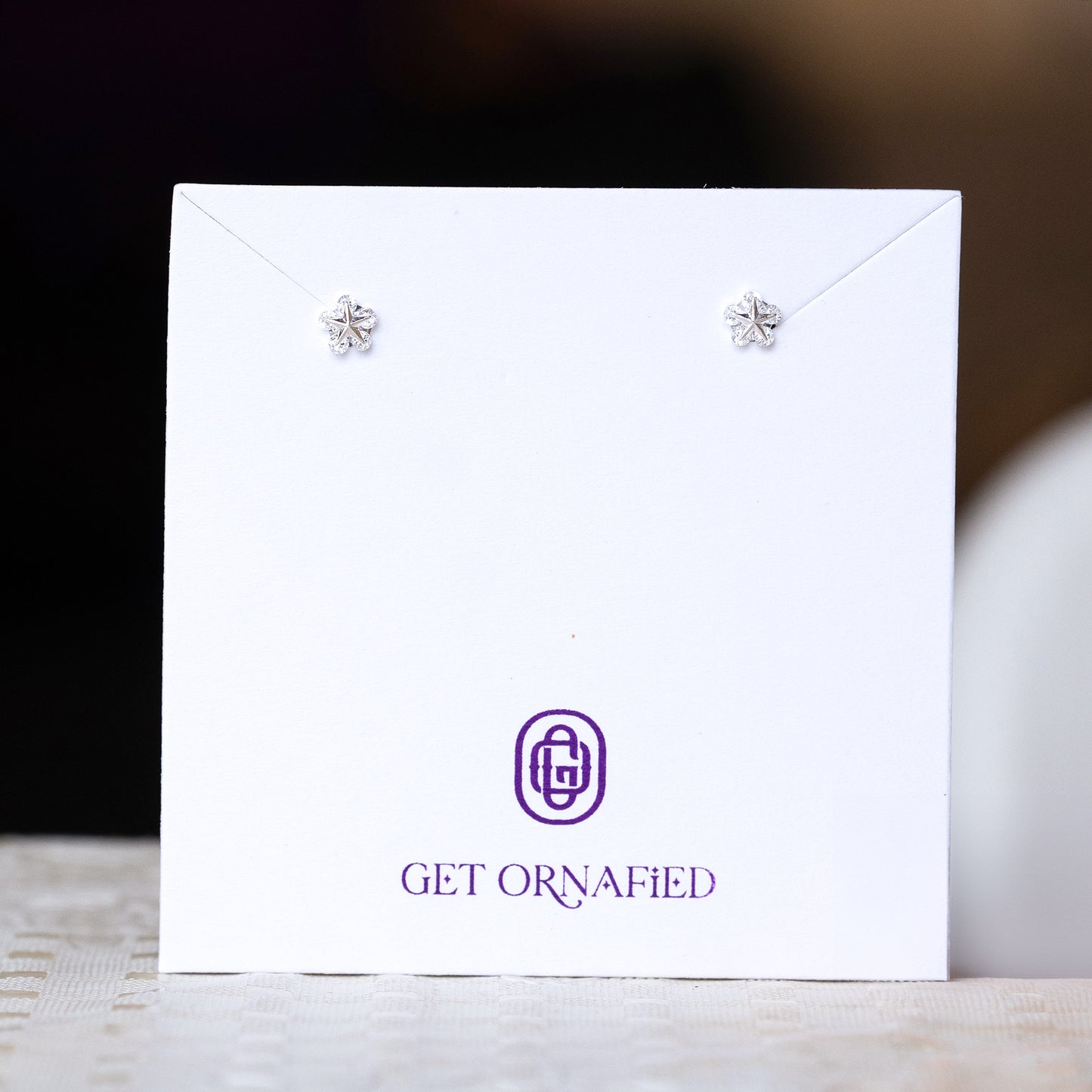 Silver Delicate Floral Delight Earrings