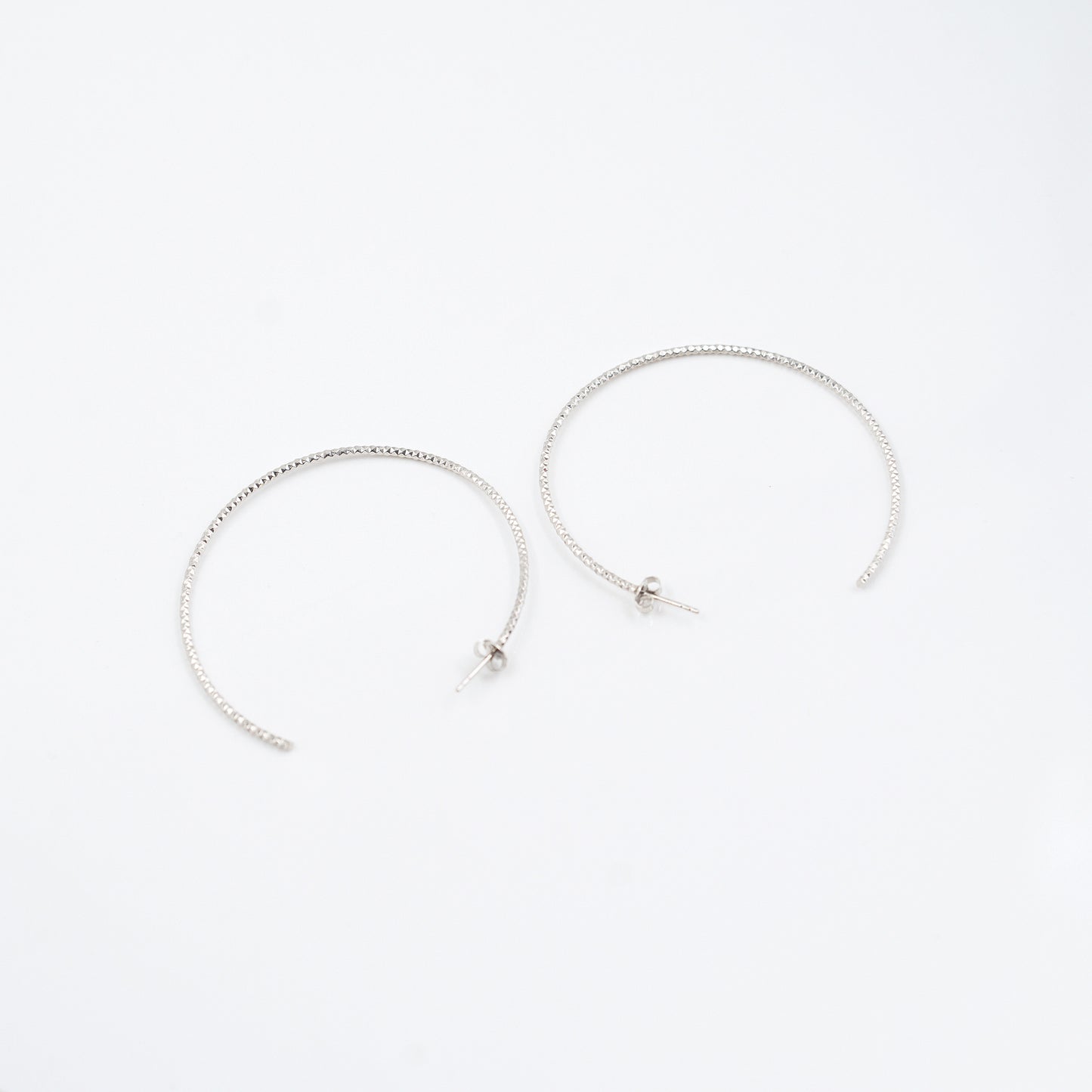 Silver Grand Loop Earrings