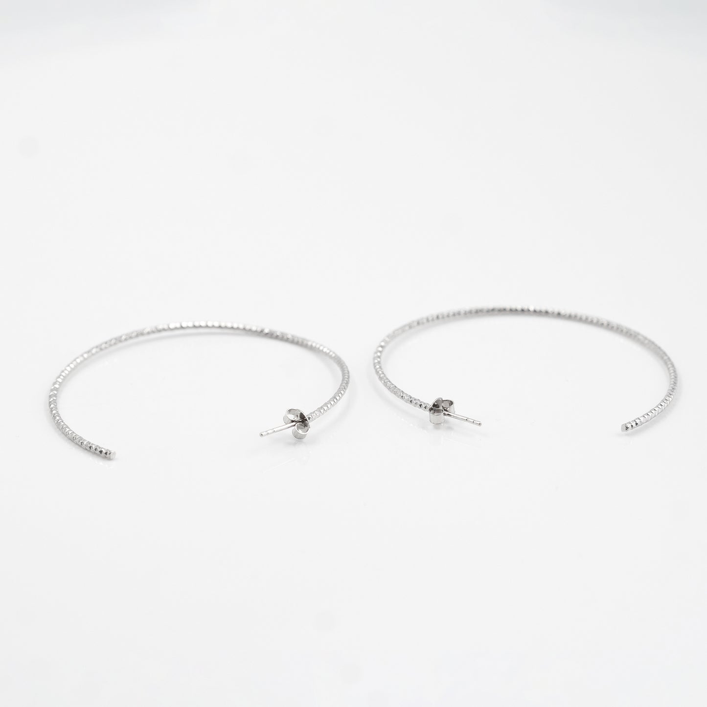 Silver Grand Loop Earrings