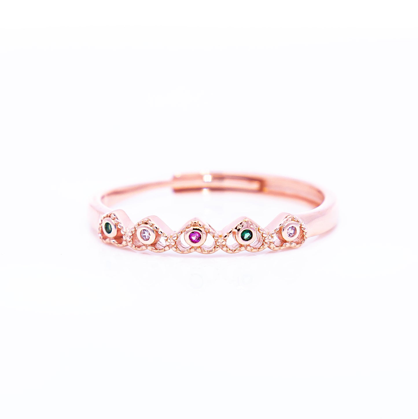Adjustable Rose Gold Traditional Ring