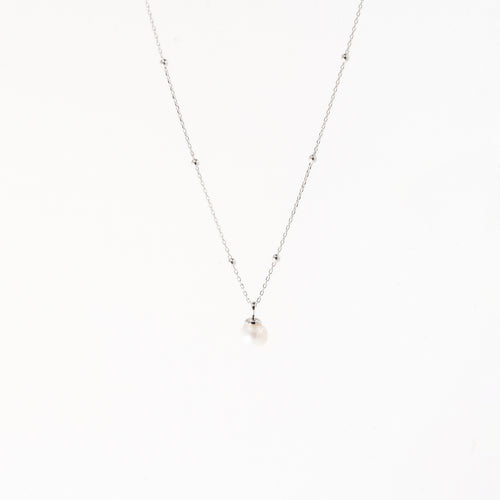 925 Single Pearl Necklace