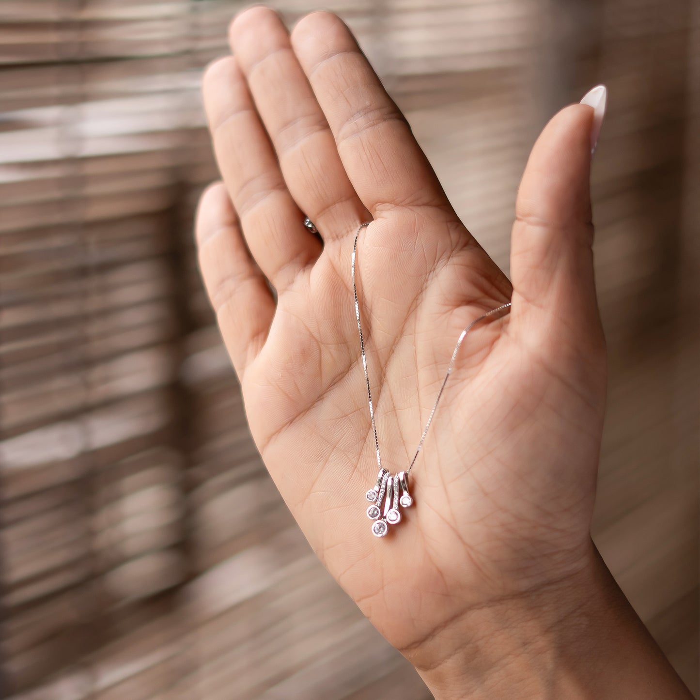 Silver Crystal Clarity Necklace