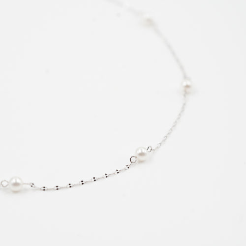 925 silver Quintessential Pearl Necklace