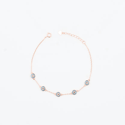 Rose Gold Guardian Eye Bracelet