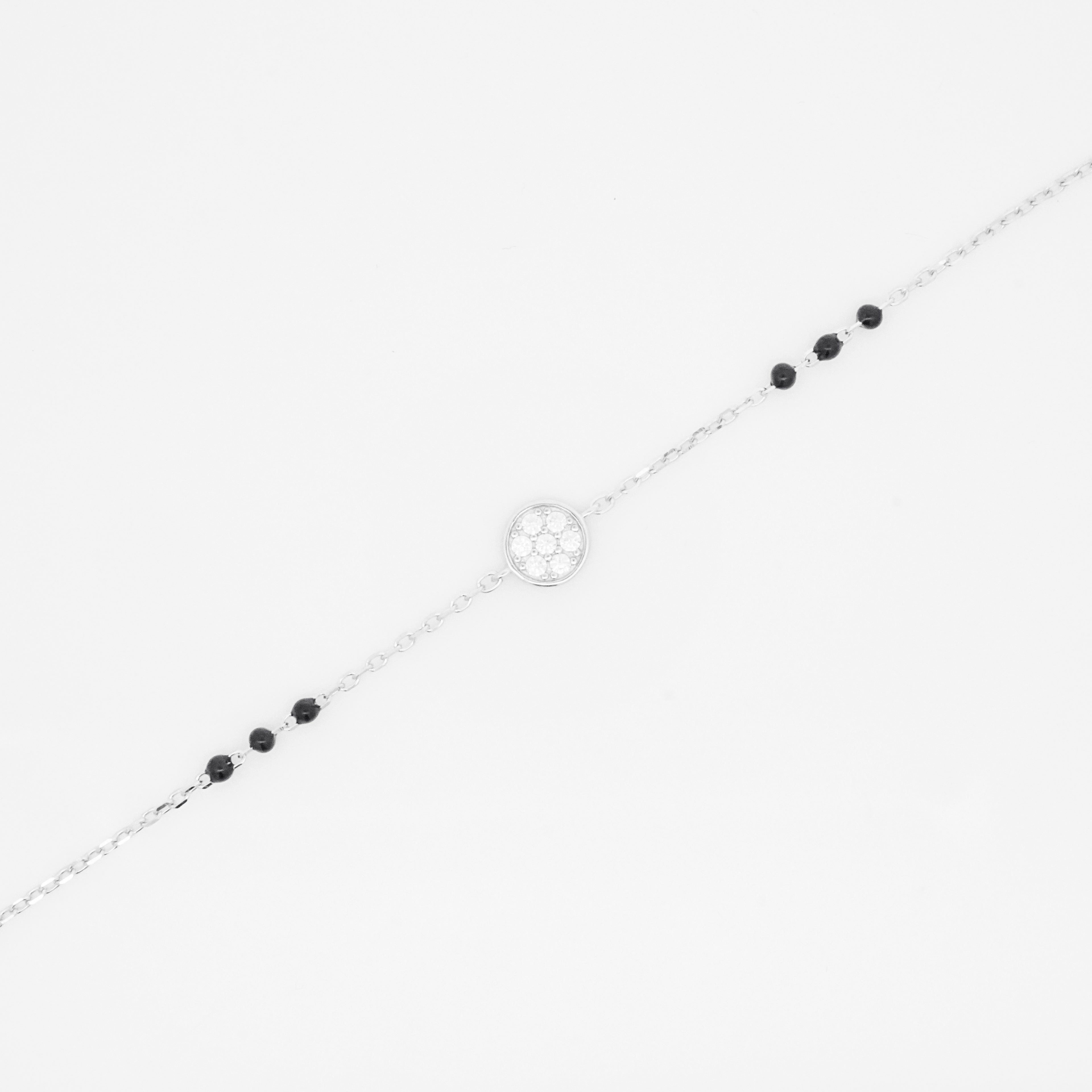 Silver Cz Fitted Hand Mangalsutra