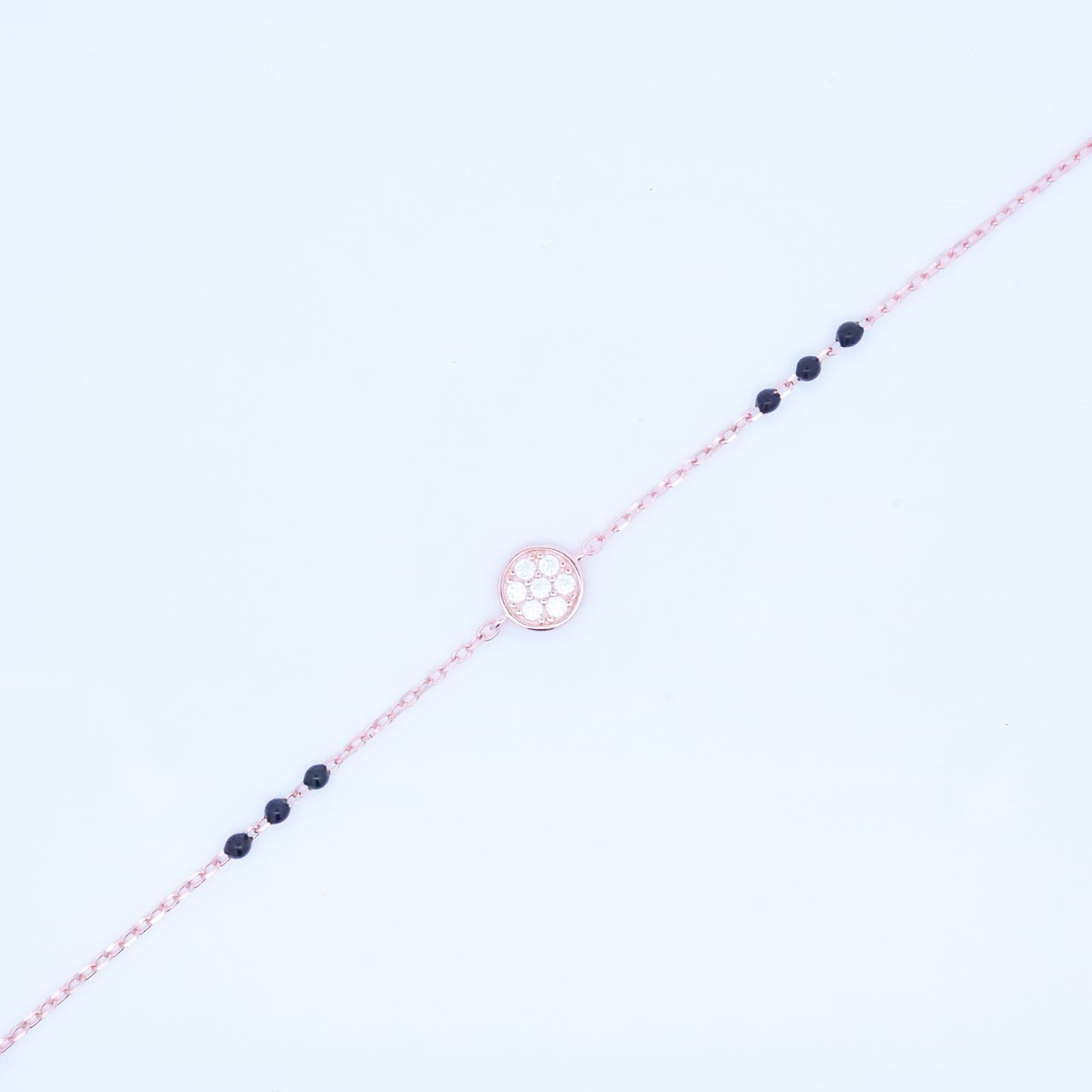 Rosegold Cz Fitted Hand Mangalsutra