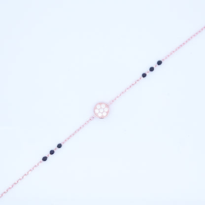 Rosegold Cz Fitted Hand Mangalsutra