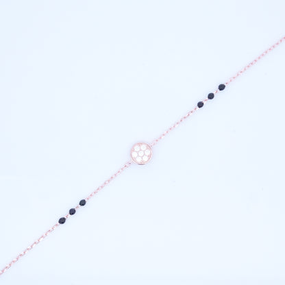 Rosegold Cz Fitted Hand Mangalsutra