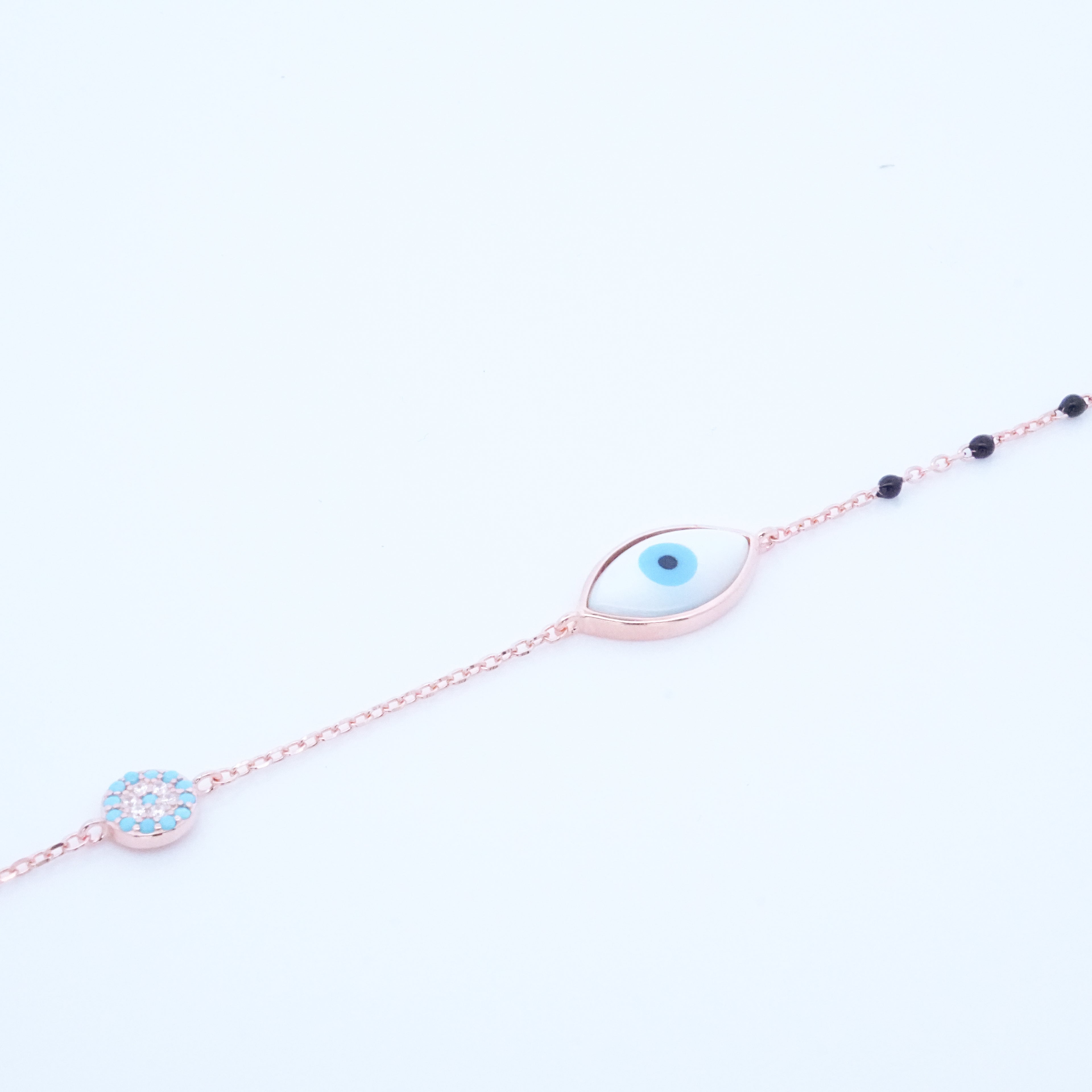 Rosegold Evileye Hand Mangalsutra