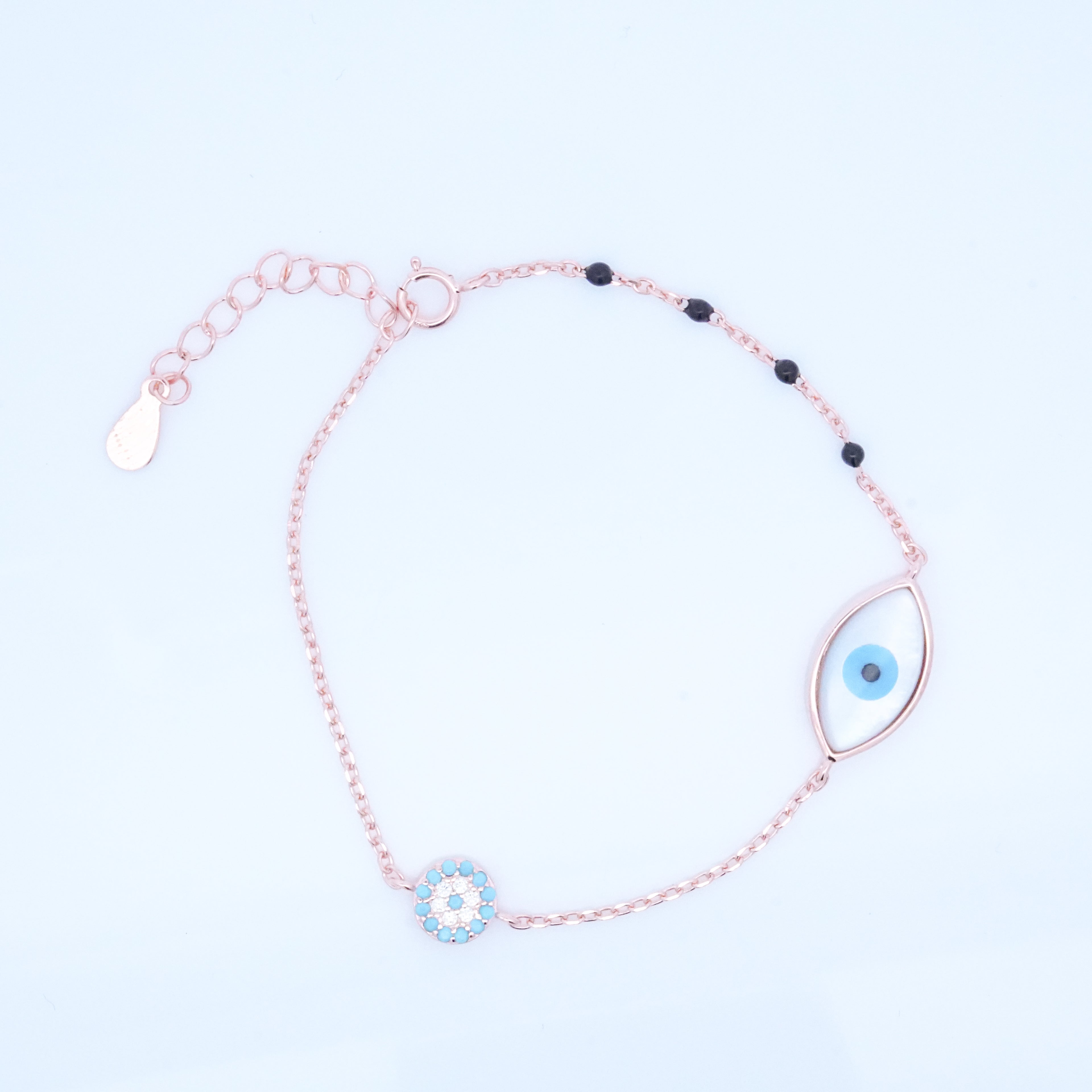 Rosegold Evileye Hand Mangalsutra