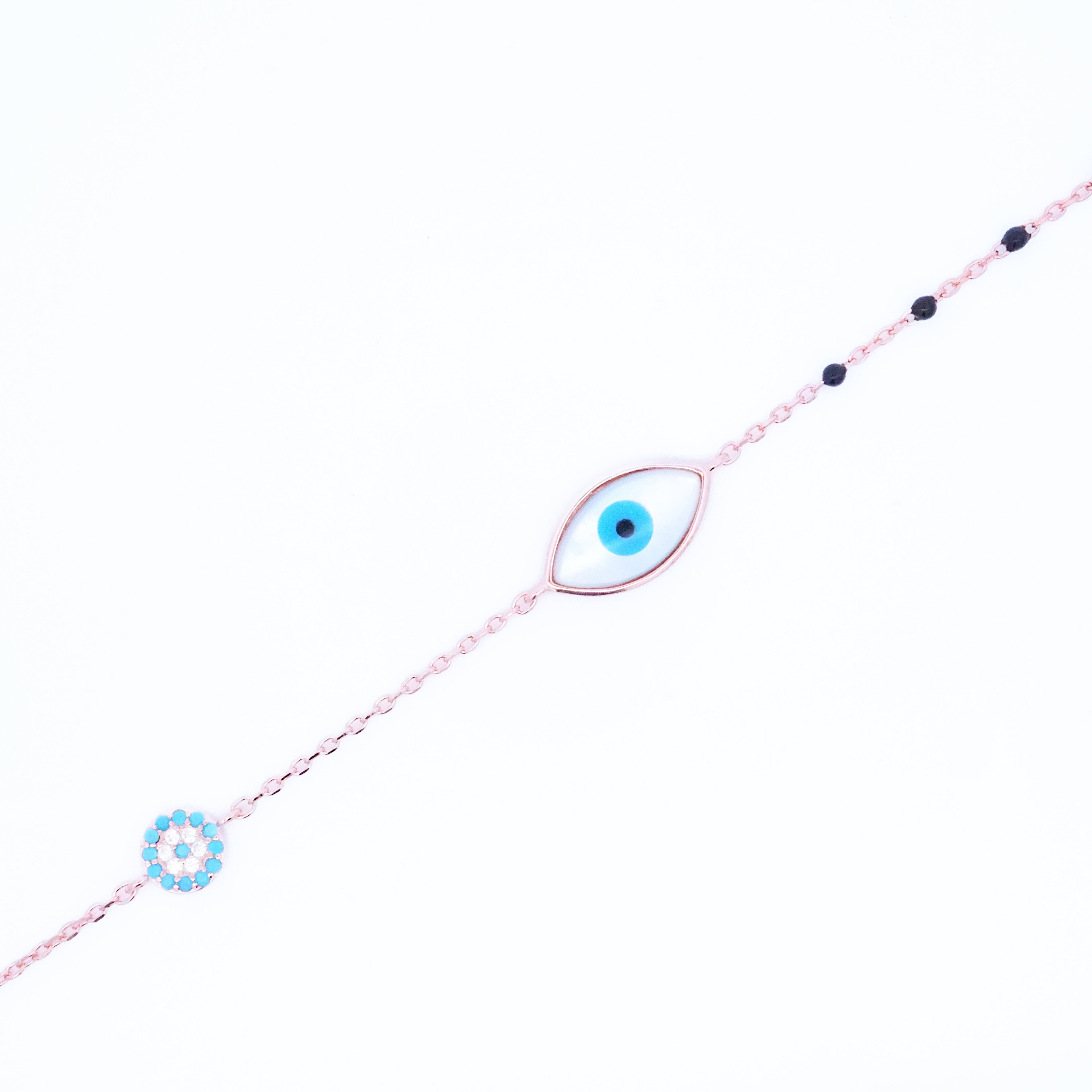Rosegold Evileye Hand Mangalsutra
