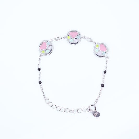 Silver Paws Kids Bracelet