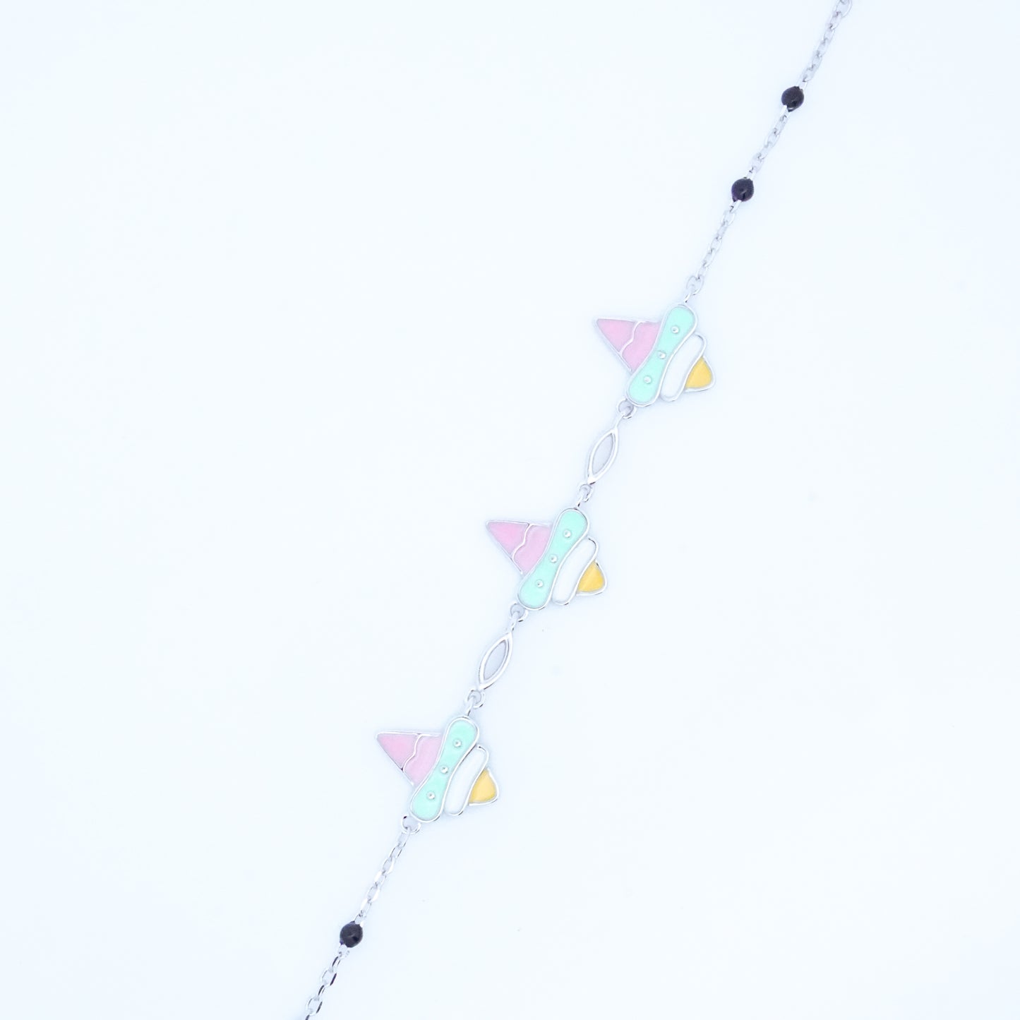 Silver Icecream Kids Bracelet