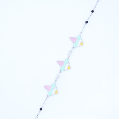 Silver Icecream Kids Bracelet