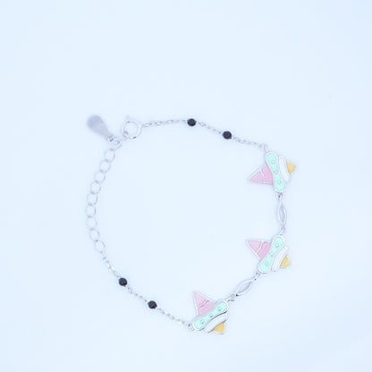 Silver Icecream Kids Bracelet