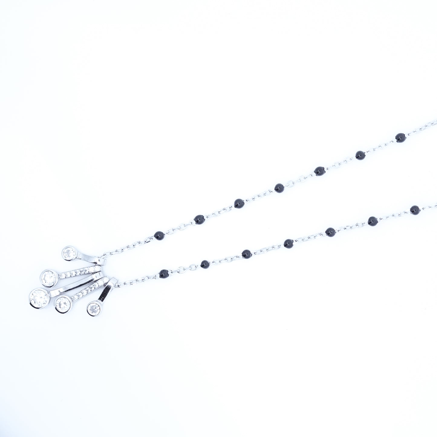 Silver Designer Solitaire Mangalsutra