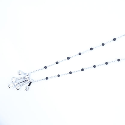 Silver Designer Solitaire Mangalsutra