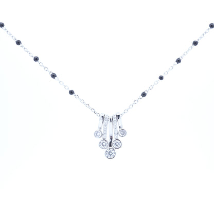 Silver Designer Solitaire Mangalsutra