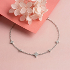 Rombus Star Fashion Silver Bracelet