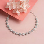 Silver Loose Tennis Round Bracelet